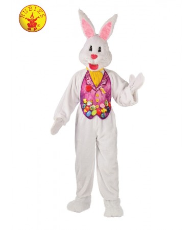 Purple Vest Mascot Easter Bunny Suit ADULT BUY